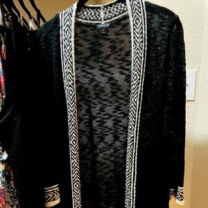Torrid Cardigan Long with Decorative Trim Sz1